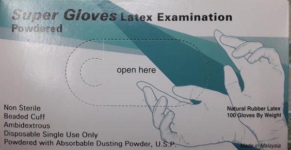 Latex Examination Gloves - Image 2